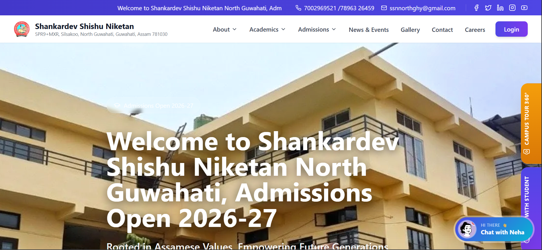Shankardev Shishu Niketan ERP — Education · Guwahati, Assam